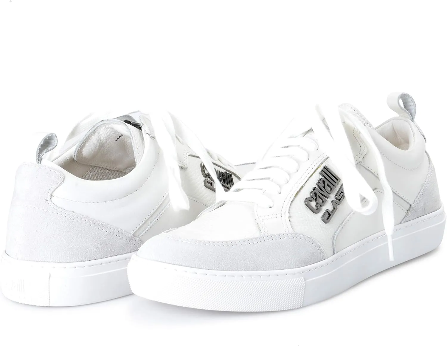 Men's Black Leather Fashion Sneakers Shoes Sz US