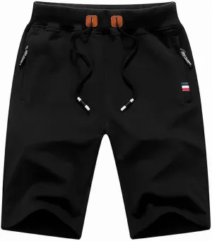 Mens Casual Shorts Casual Pocket Sports Shorts with Pockets Adjustable Expandable Camouflage Drop Crotch Belt Bermuda
