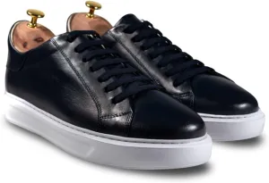 Mens Leather Sneakers – Handmade Elegant Sneakers for Men | Comfortable Walking Shoes | Versatile Smart Casual Footwear