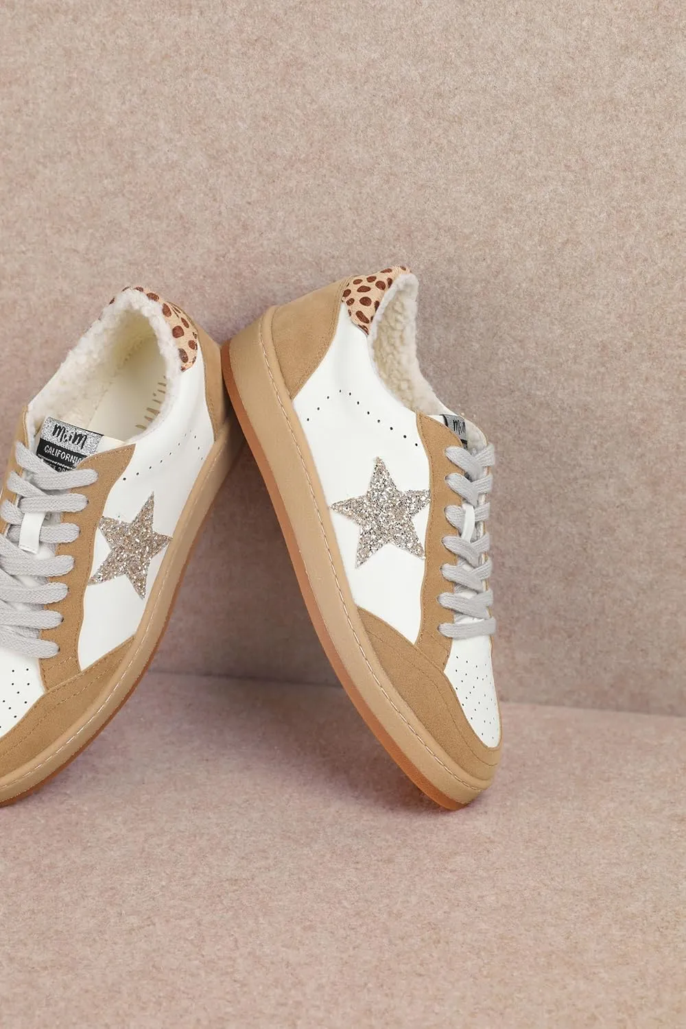 Mi.iM Avery Rubber Sole Lace-up Star Sneakers
