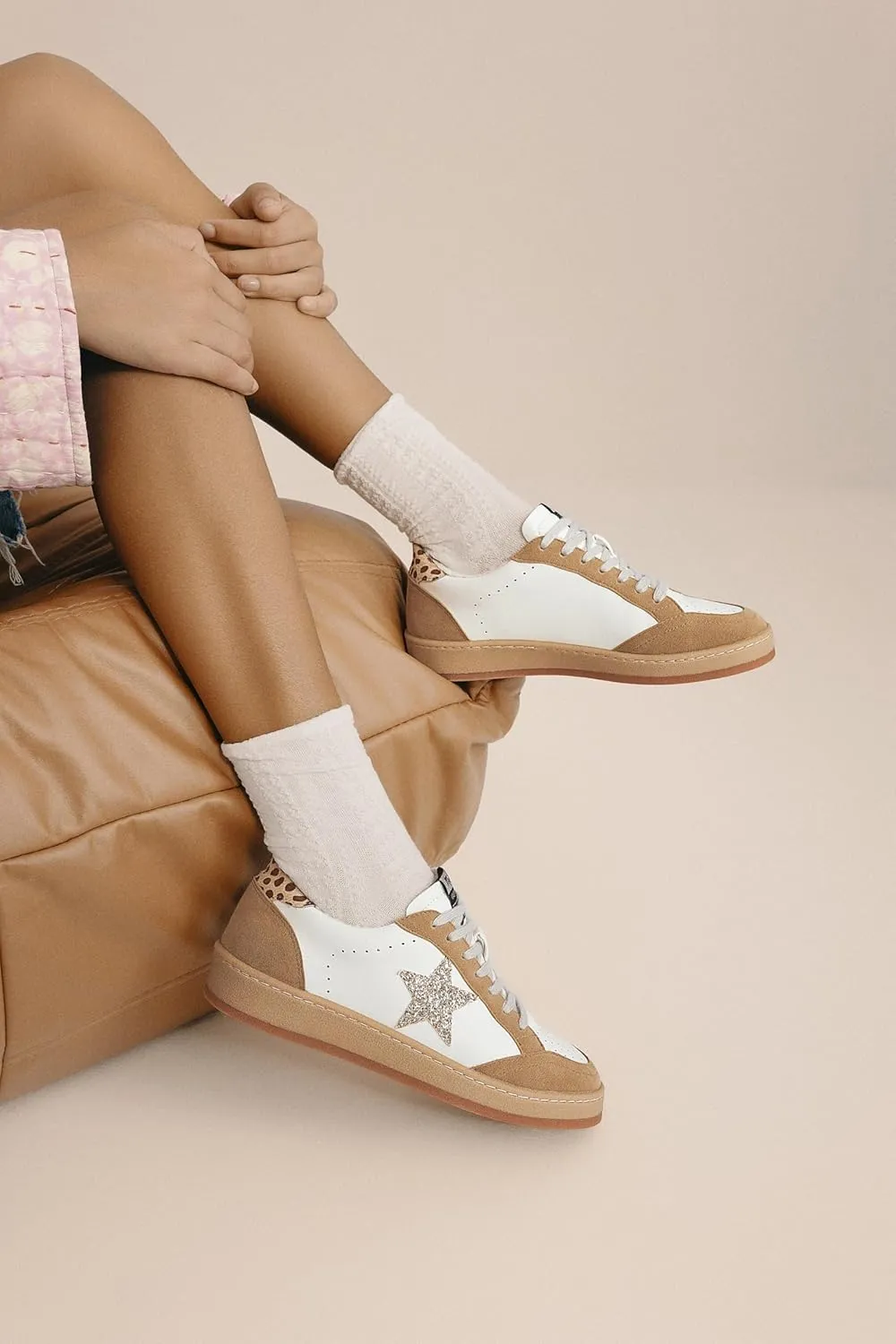 Mi.iM Avery Rubber Sole Lace-up Star Sneakers