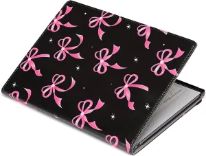 MOSISO for Remarkable Paper Pro Case 2024, Protective Folio Case for Remarkable Paper Pro 11.8 inch with Fold Kickstand&Pen Holder, PU Leather Hard Back Shell Folio Cover with Hand Strap, Pink Bows