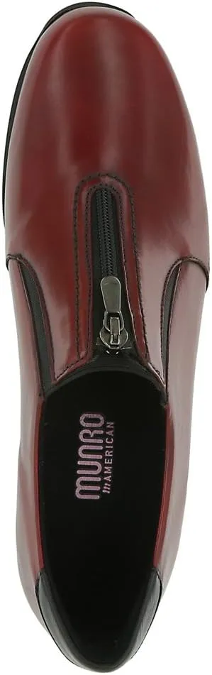 Munro Womens Berkley Leather Slip On Fashion Sneakers