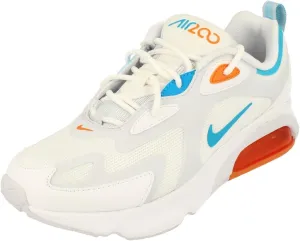 Nike Air Max 200 Mens Running Trainers CT1262 Sneakers Shoes (UK 7 US 8 EU 41, Football Grey Laser Blue 001)