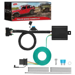 Nilight 4 Pin Custom Trailer Wiring Harness 56420 Vehicle Side Compatible with Hyundai 2019 2020 2021 2022 2023 2024 Santa Fe Santa Cruz Palisade Tucson Kia Telluride Sorento Carnival