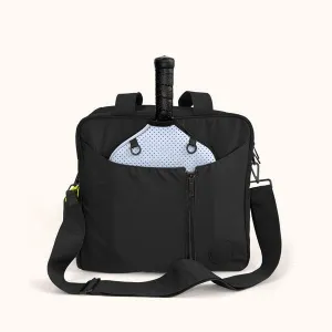 NOD Products New 3-in-1 Pickleball Backpack with Tote and Crossbody Bag, Black
