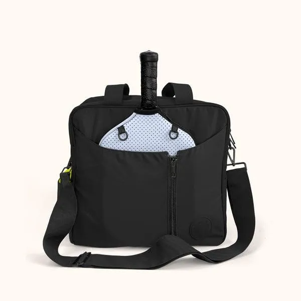 NOD Products New 3-in-1 Pickleball Backpack with Tote and Crossbody Bag, Black