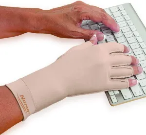 Norco Therapeutic Compression Gloves with Open Fingertips Left Hand(Size=Small)