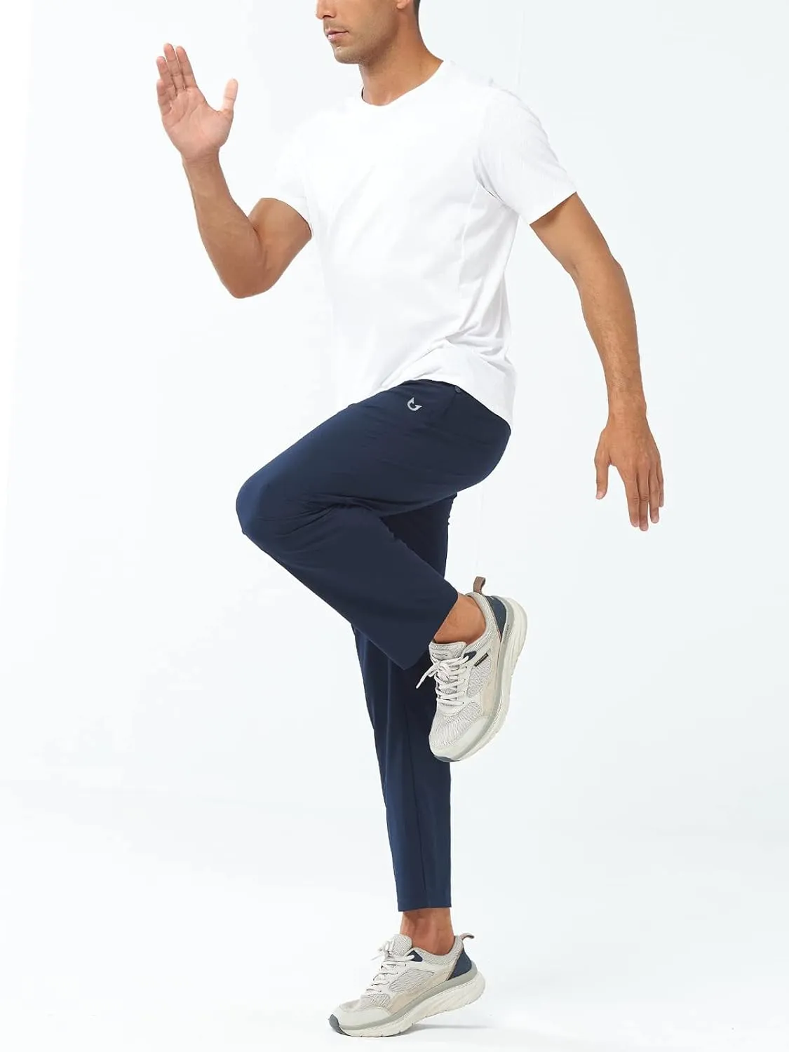 NORTHYARD Men's Athletic Pants Running Workout Joggers Lightweight Gym Jogging Track Casual Sweatpants with Zipper Pockets