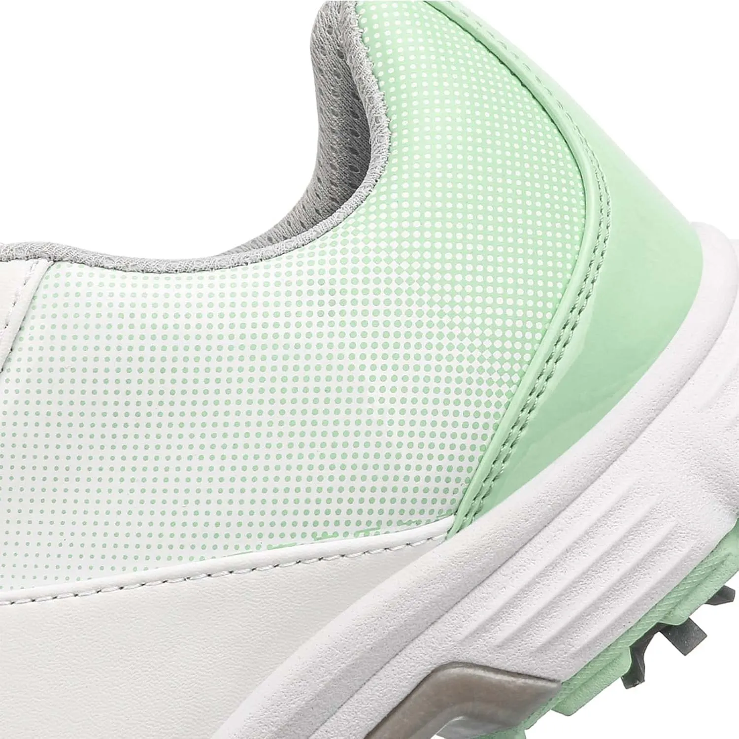 ONAIC Womens Golf Shoes with Spiked Leather Waterproof Sneakers Wide Fitting Non-Slip Trainers Non-Slip