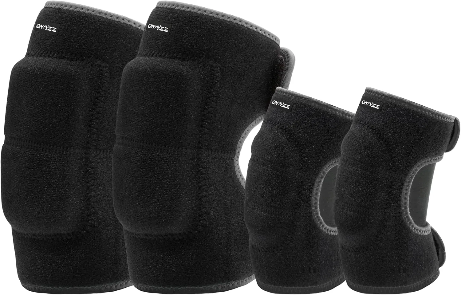 ONTYZZ Kids Soft Knee Pads and Thickened SBR Elbow Pads Adjustable Knee and Elbow Pads Protective Suit Gear for Cycling Volleyball Skateboarding Soccer Hockey