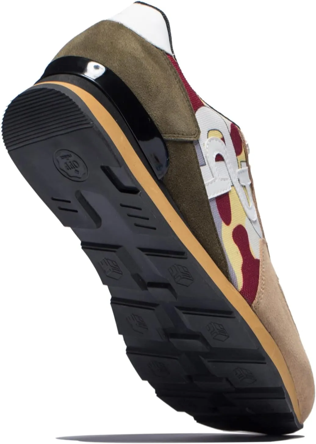 OPP Men's Fashion Sneakers Casual Lace-up Suede Leather Shoes Running Athletic Tennis Sports Gym