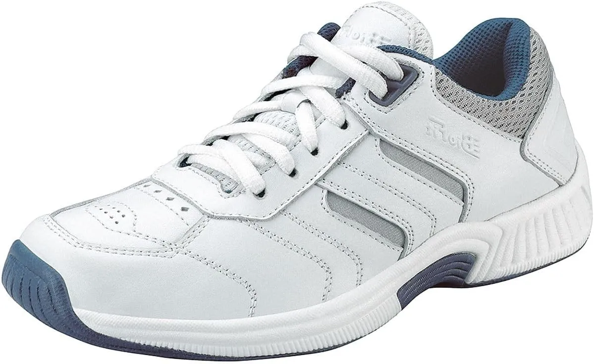 Orthofeet Men's Orthopedic Leather Pacific Palisades Sneakers