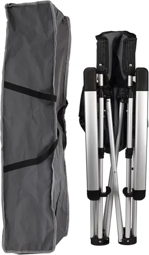 OutdoorFishing Recliner, Folding Bedchair, with Soft and Comfortable Pillows, 6 Legs Bed Chair for Fishing Camping Office Lunch Break, Lazy Recliner Chair Enjoy Leisure Time