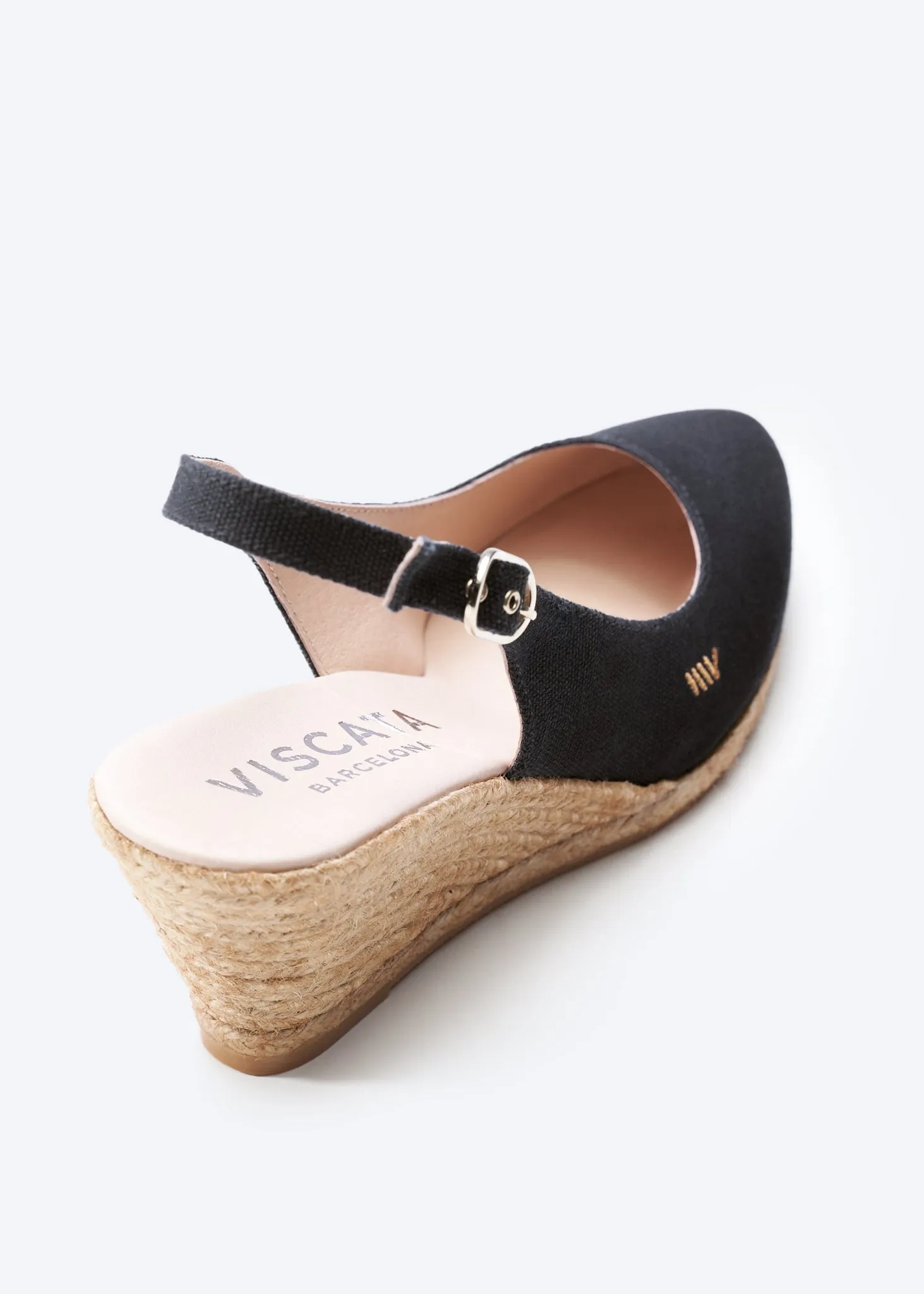 Palomera Canvas Espadrille Wedges by Viscata