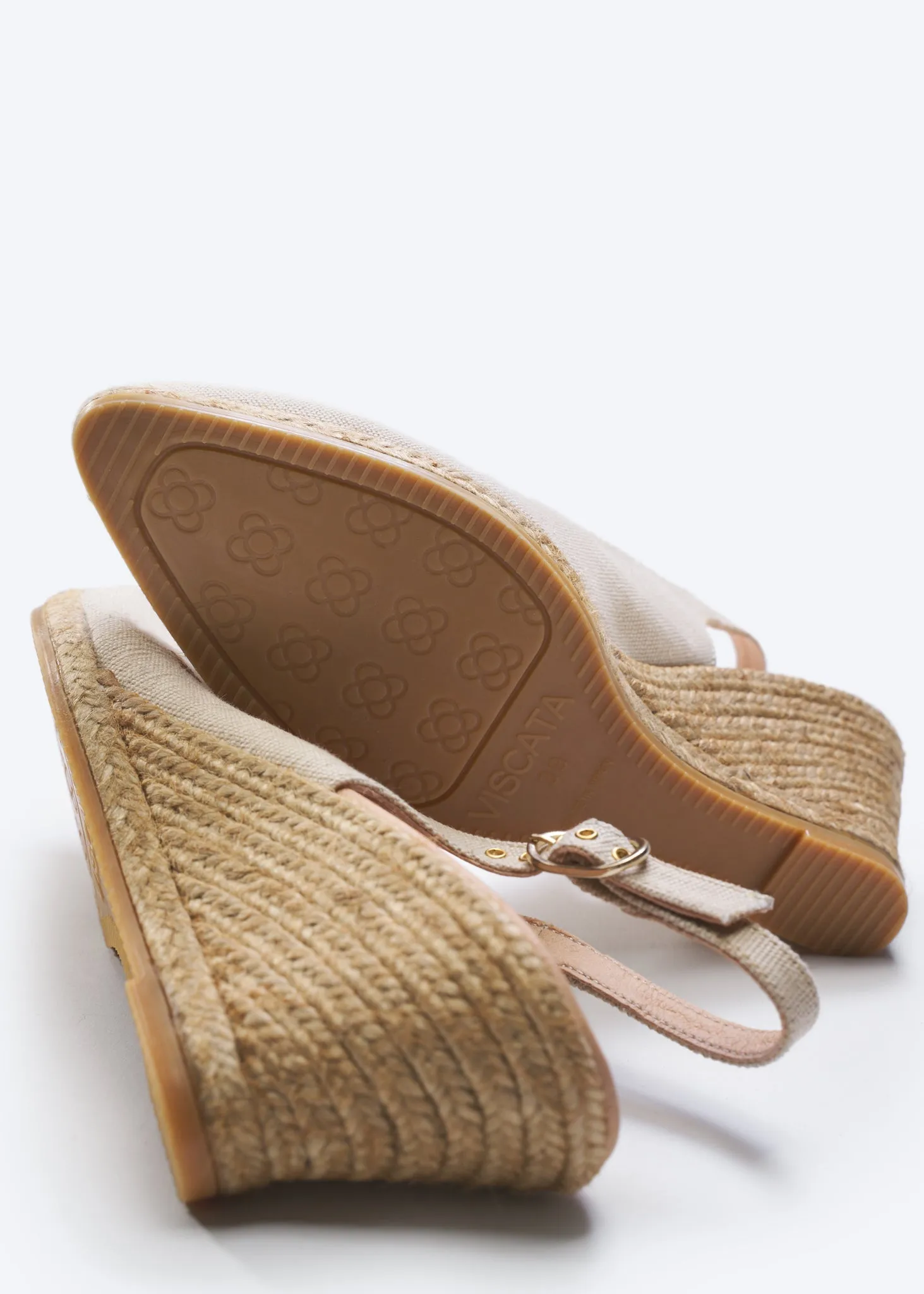 Palomera Canvas Espadrille Wedges by Viscata