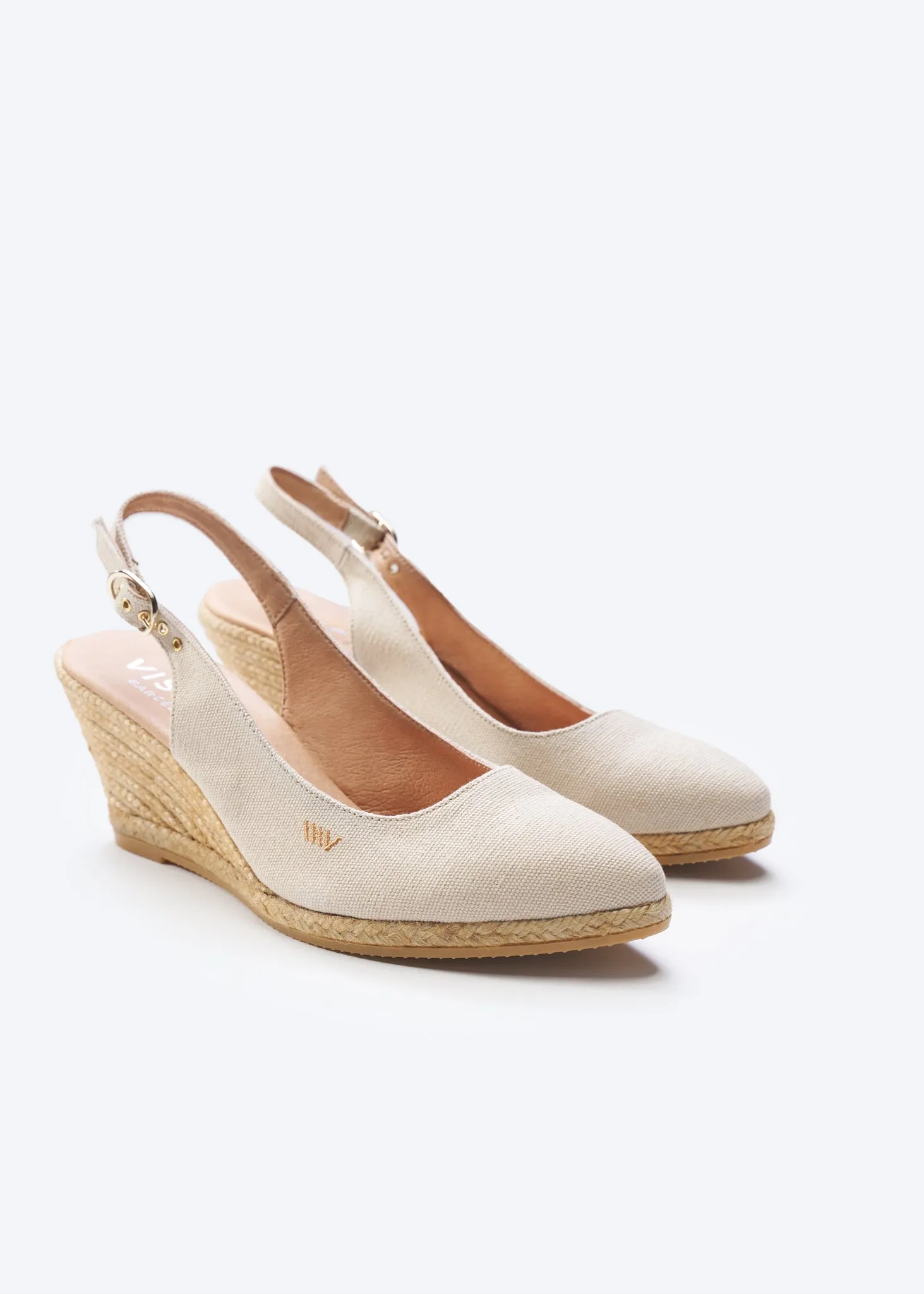 Palomera Canvas Espadrille Wedges by Viscata