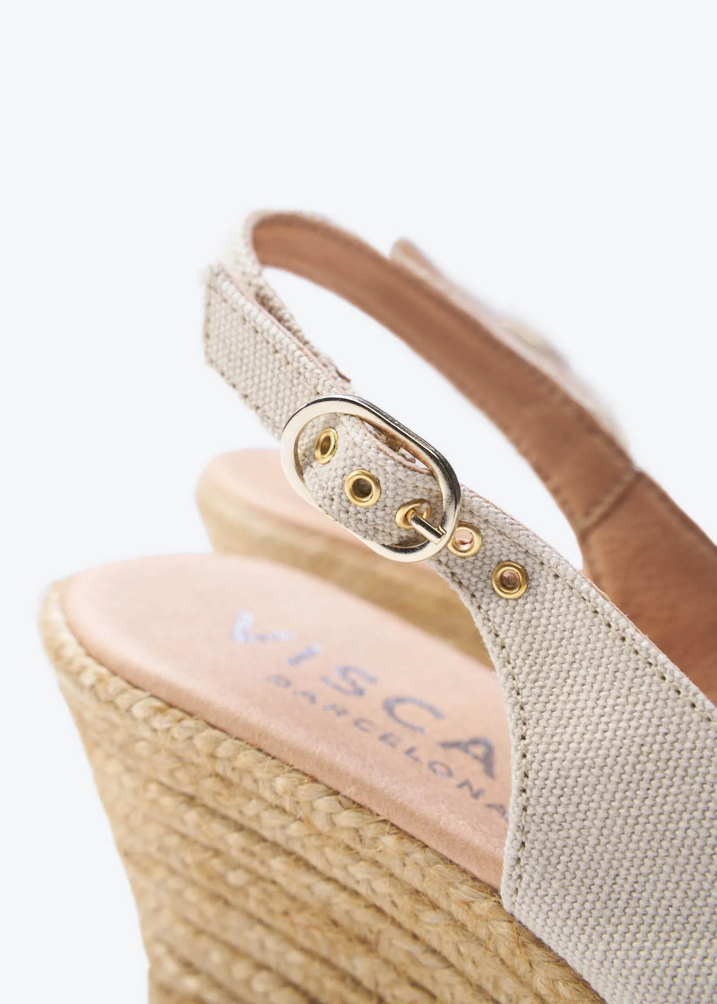 Palomera Canvas Espadrille Wedges by Viscata