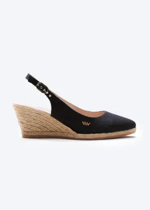 Palomera Canvas Espadrille Wedges by Viscata