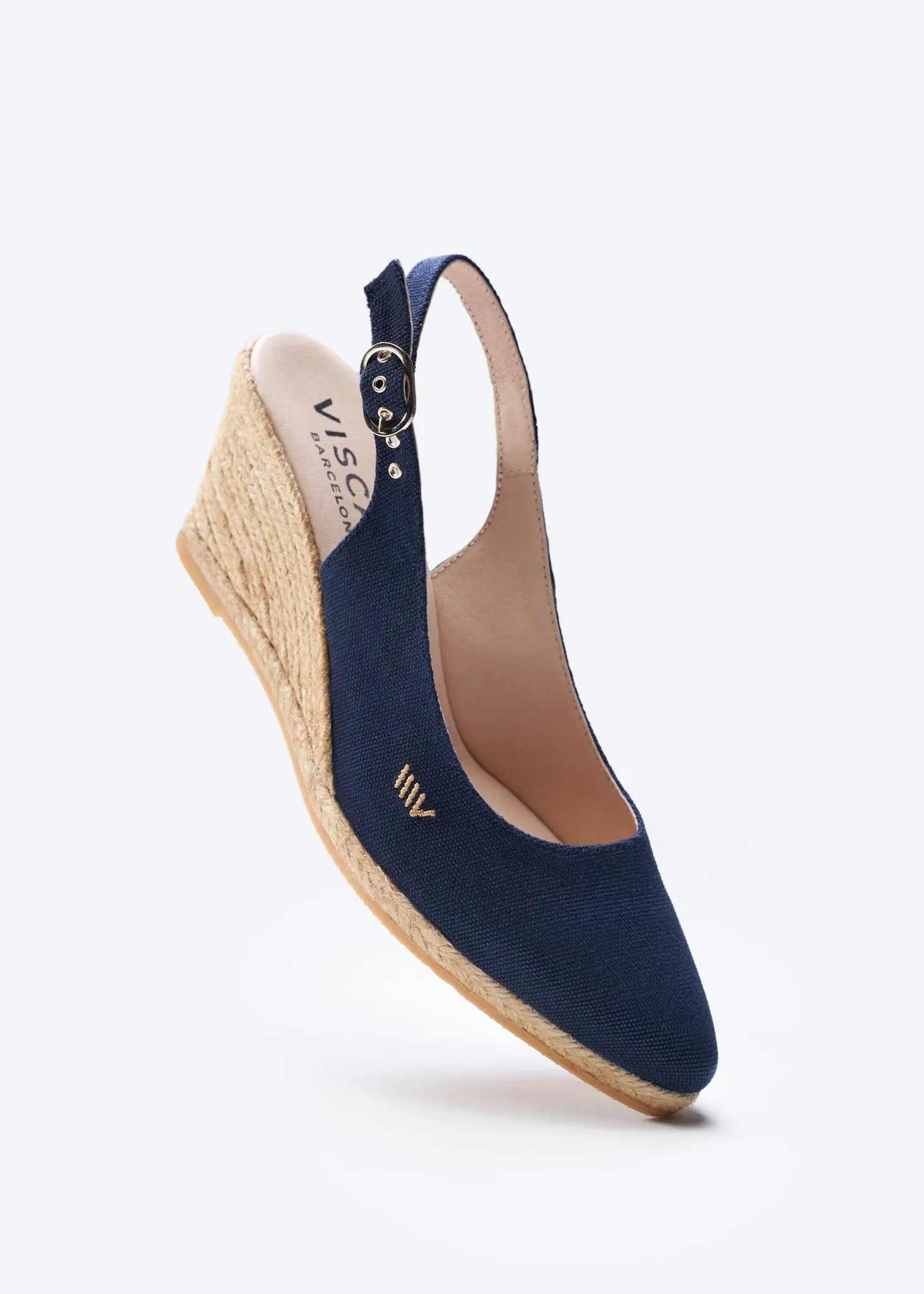 Palomera Canvas Espadrille Wedges by Viscata