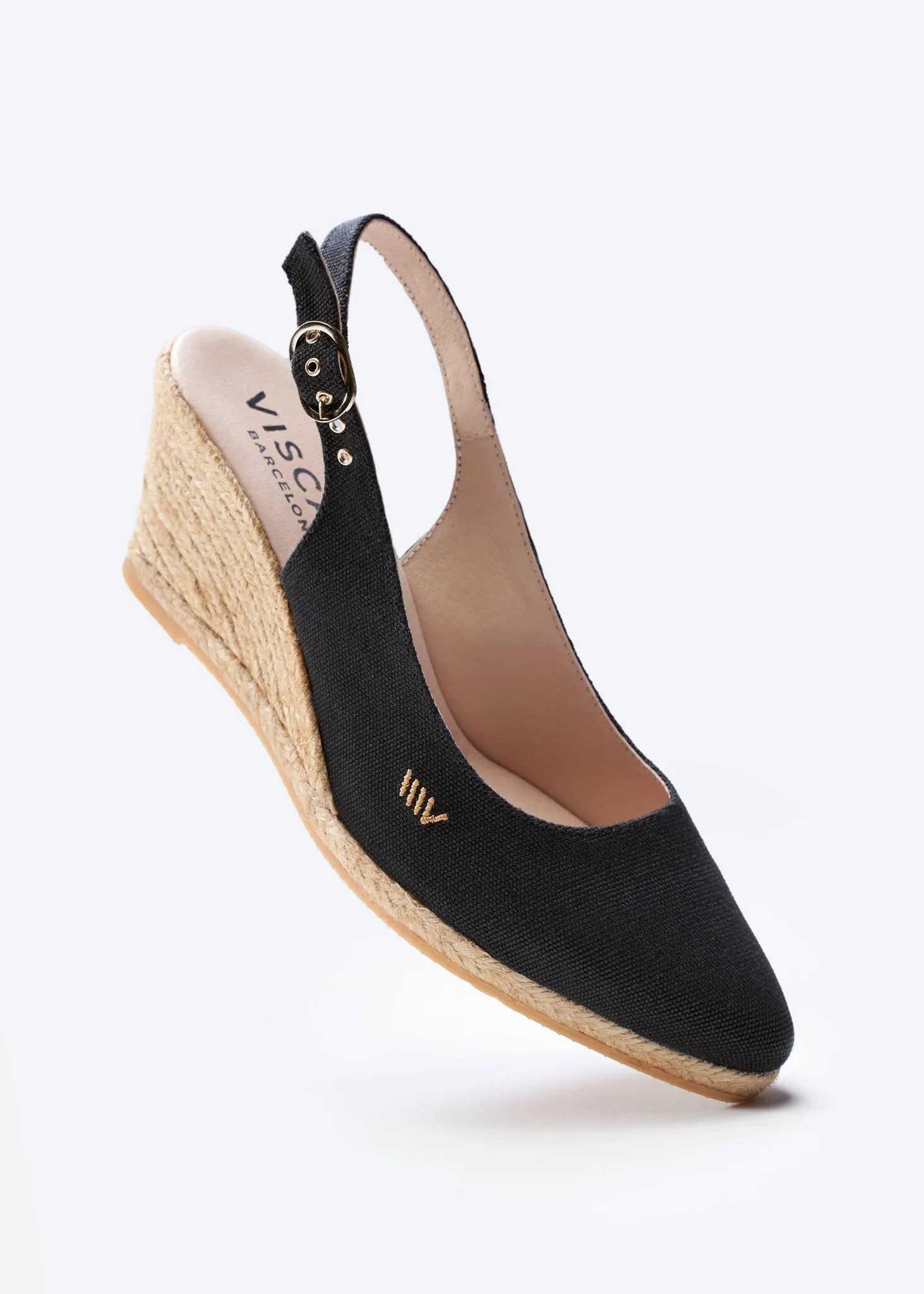 Palomera Canvas Espadrille Wedges by Viscata