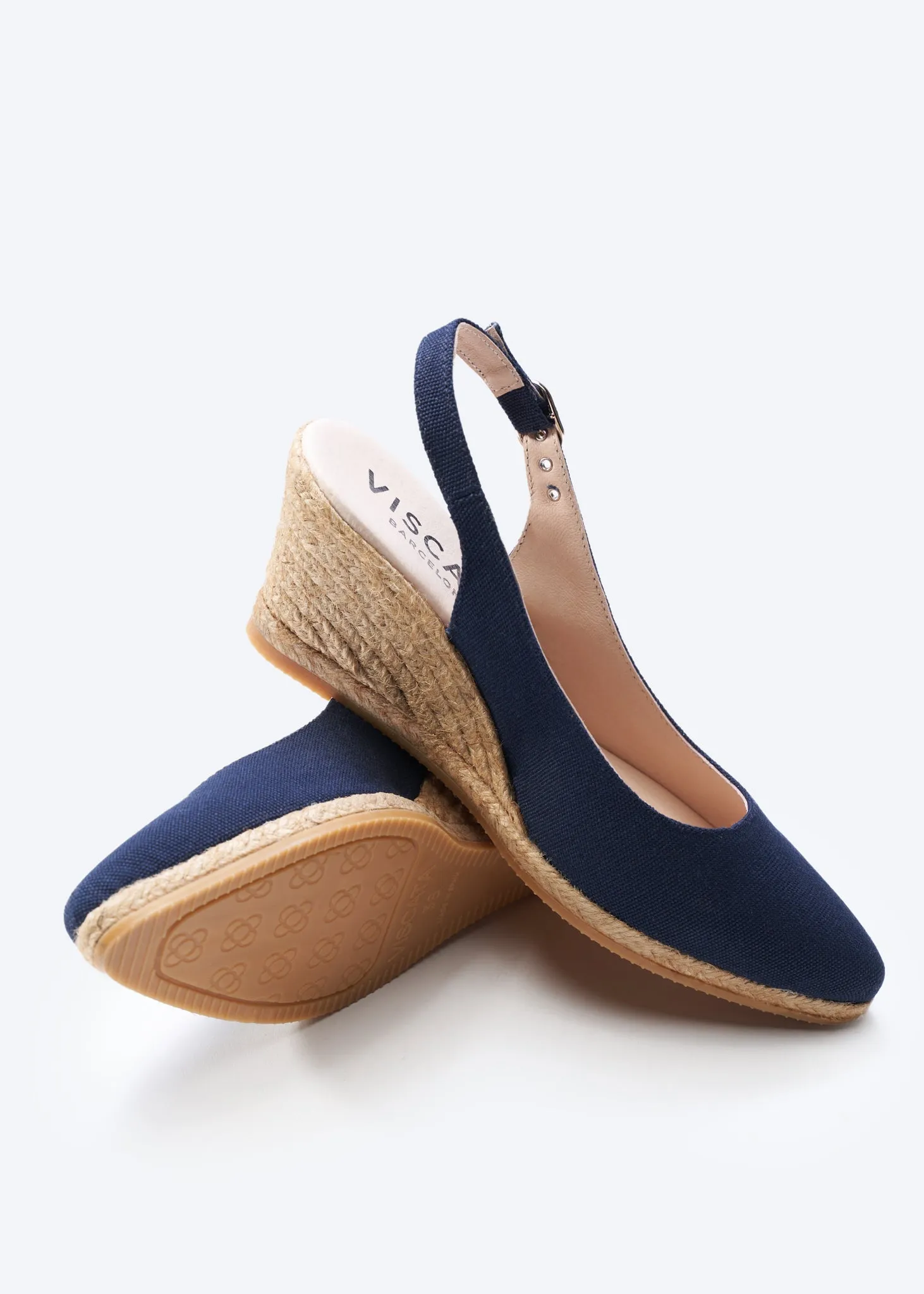 Palomera Canvas Espadrille Wedges by Viscata