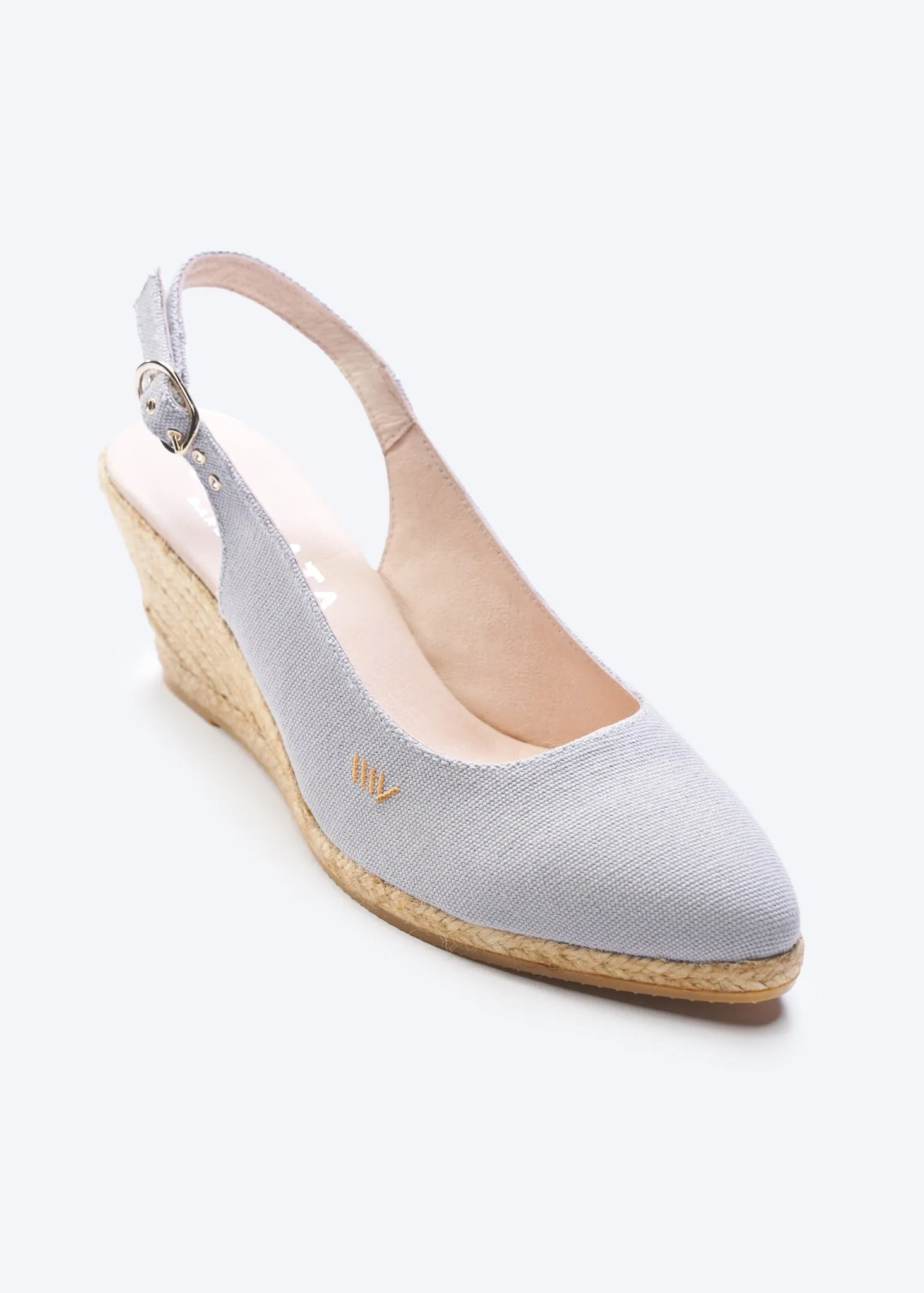 Palomera Canvas Espadrille Wedges by Viscata
