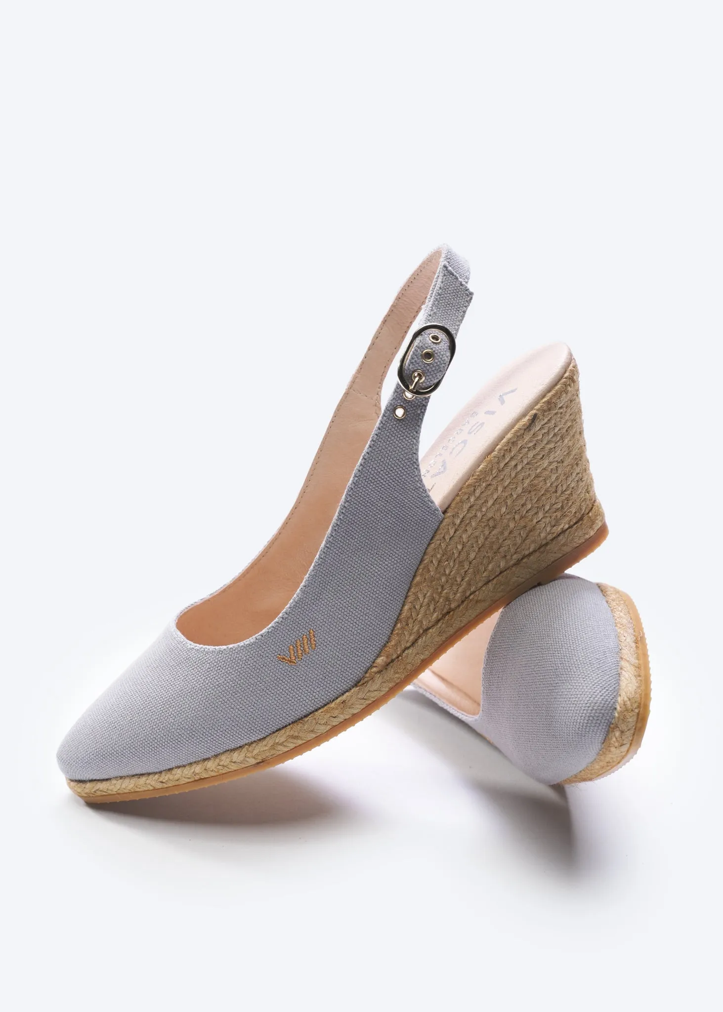 Palomera Canvas Espadrille Wedges by Viscata