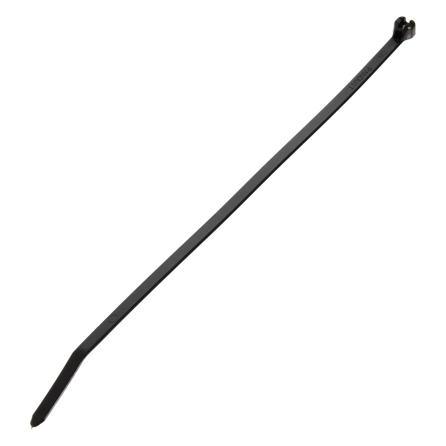 Panduit BT3I-M0 Cable Tie, Metal Barb, Intermediate, 11.3" Length - Black (1000-Pack)