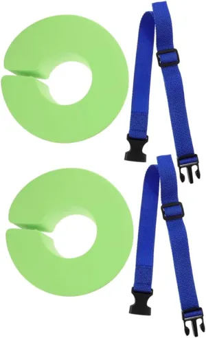 Pool Safety Essential 2 Pack Eva Floating Ring Belts Arm Floaties for Boys and Girls Adults Learning to Swim