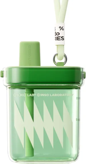 Portable Flat Water Bottle (24 OZ,700ml) with straw,BPA Free Tritan,Leak proof,Light weight,For travel,Gym,Fitness,Work,Camping etc,Green