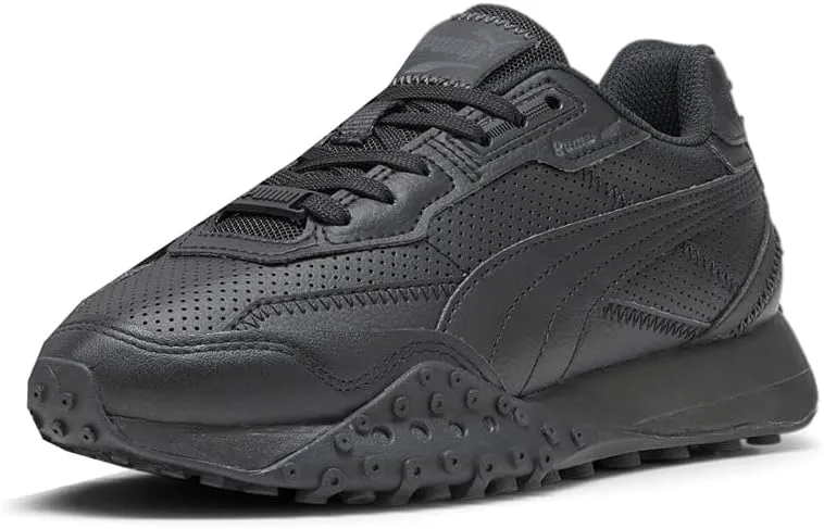 PUMA Blacktop Rider Leather (Big Kid)