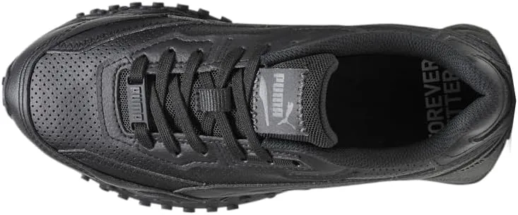 PUMA Blacktop Rider Leather (Big Kid)