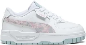 PUMA Kids Girls Cali Dream Animal Print Lace Up Sneakers Shoes Casual - White - Size 3.5 M