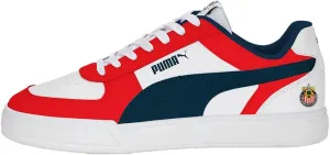 Puma Men's Caven Chivas Indoor Soccer Shoes - Leather Upper, SoftFoam  Cushioned Sole, Eco-Friendly, Perfect for True Fans (White/Red/Navy, US Footwear Size System, Adult, Men, Numeric, Medium, 10)