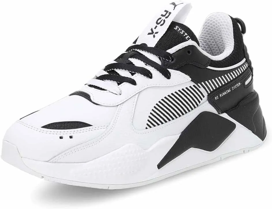Puma Mens Rs-X Split Lace Up Sneakers Shoes Casual - Black, White