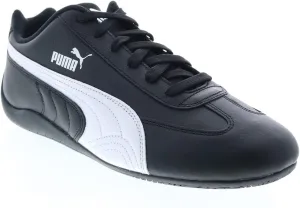PUMA Mens Speedcat Shield Leather Lace Up Sneakers Shoes Casual - Black