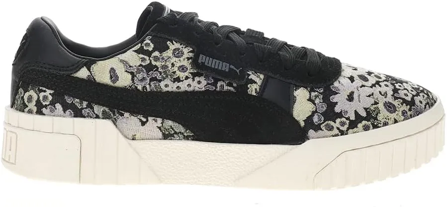 PUMA Womens Cali Og Dark Floral Lace Up Sneakers Shoes Casual - Black - Size 9.5 M