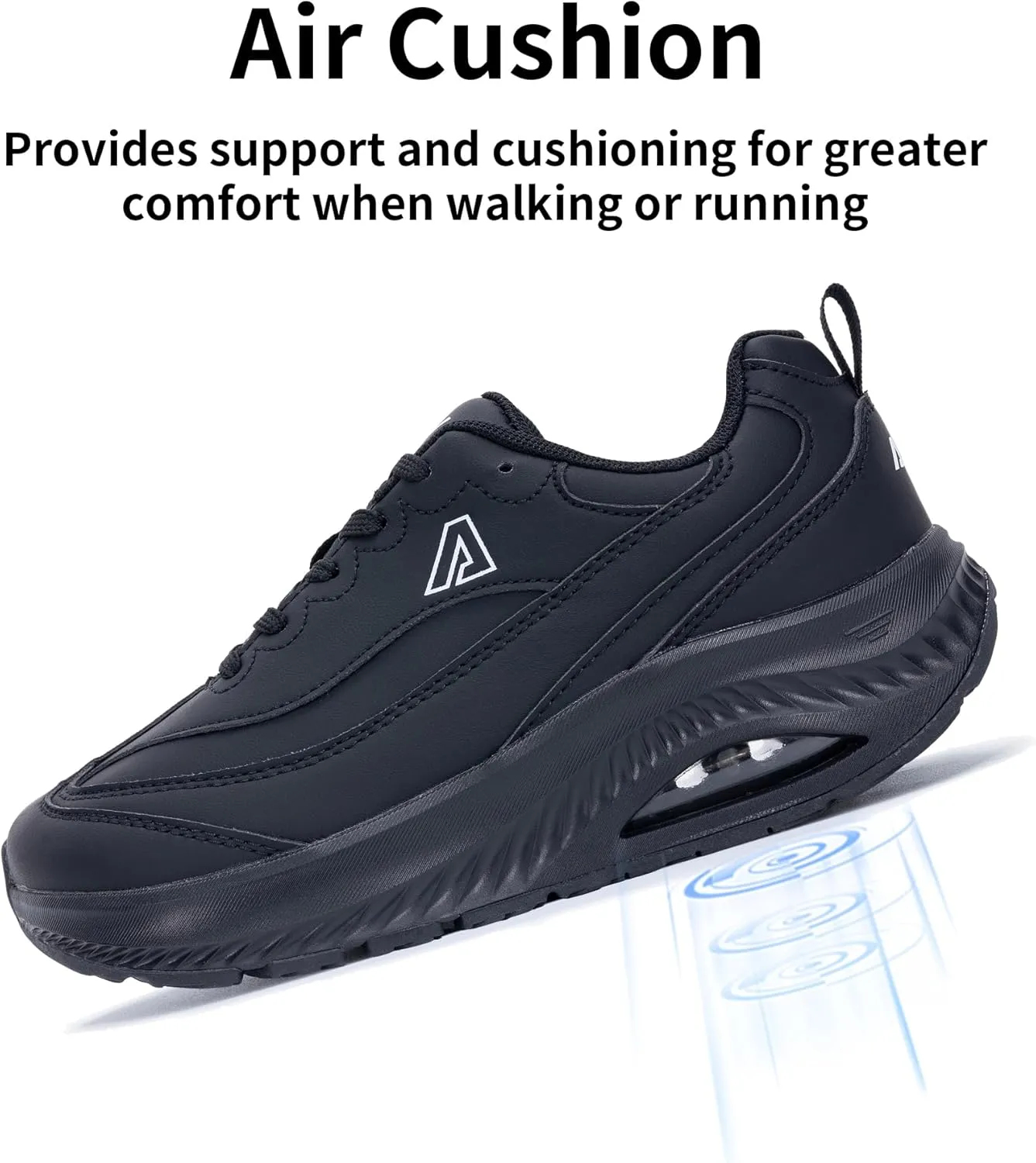 QAUPPE Women's Wide Toe Box Shoes Arch Support Walking Shoes Orthotic Plantar Fasciitis Shoes Air Tennis Sneakers