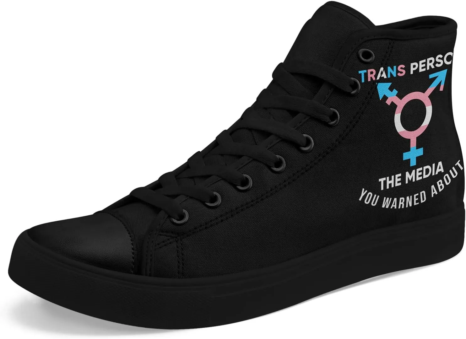Rainbow High-Top Canvas Sneakers – Breathable Lace-Up Shoes for Men & Women, Comfortable Walking Footwear, LGBTQ  Gift