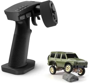 RC Rock Crawler, OY41-Y60 1/64 Scale 2.4G Full Proportional RC Electric Mini Crawler Model, Lighting Control 3.7V Battery for Adults (RTR Standard Version/Green)