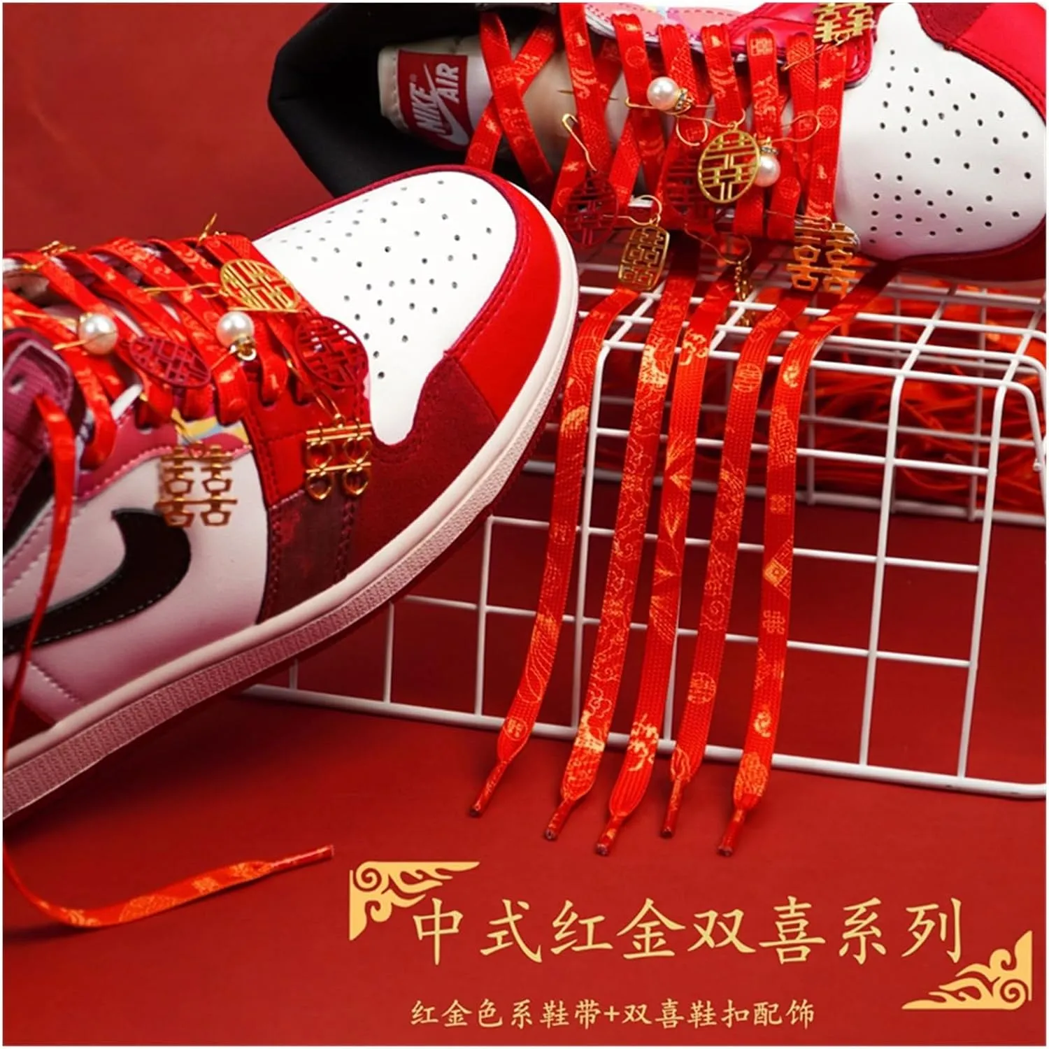 Red Shoelaces For Wedding Shoe Laces Men Women Sneakers Low-top Canvas Shoestrings