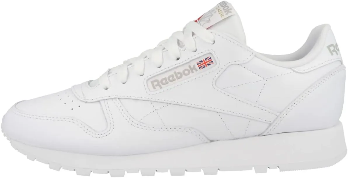 Reebok Men's Classic Leather Sneakers, FTWR White FTWR White Pure Grey 3, 10