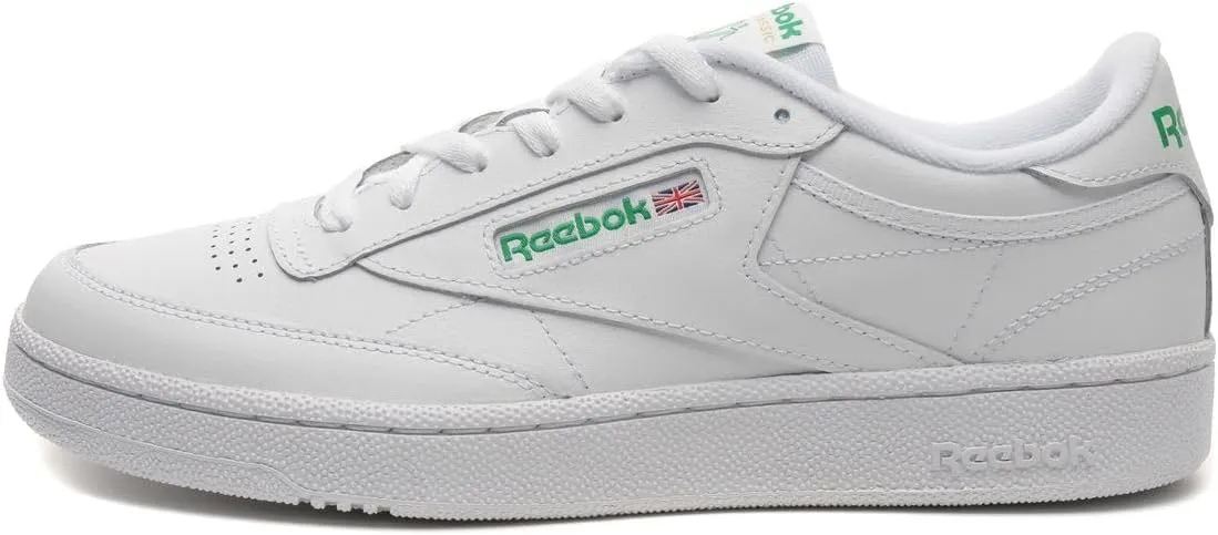 Reebok Men's Sneakers, White/Green (AR0456), 9.5