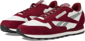 Reebok Unisex Classic Leather Sneakers Legacy, Rich Maroon/Chalk/Grey 3, 7.5 US Men