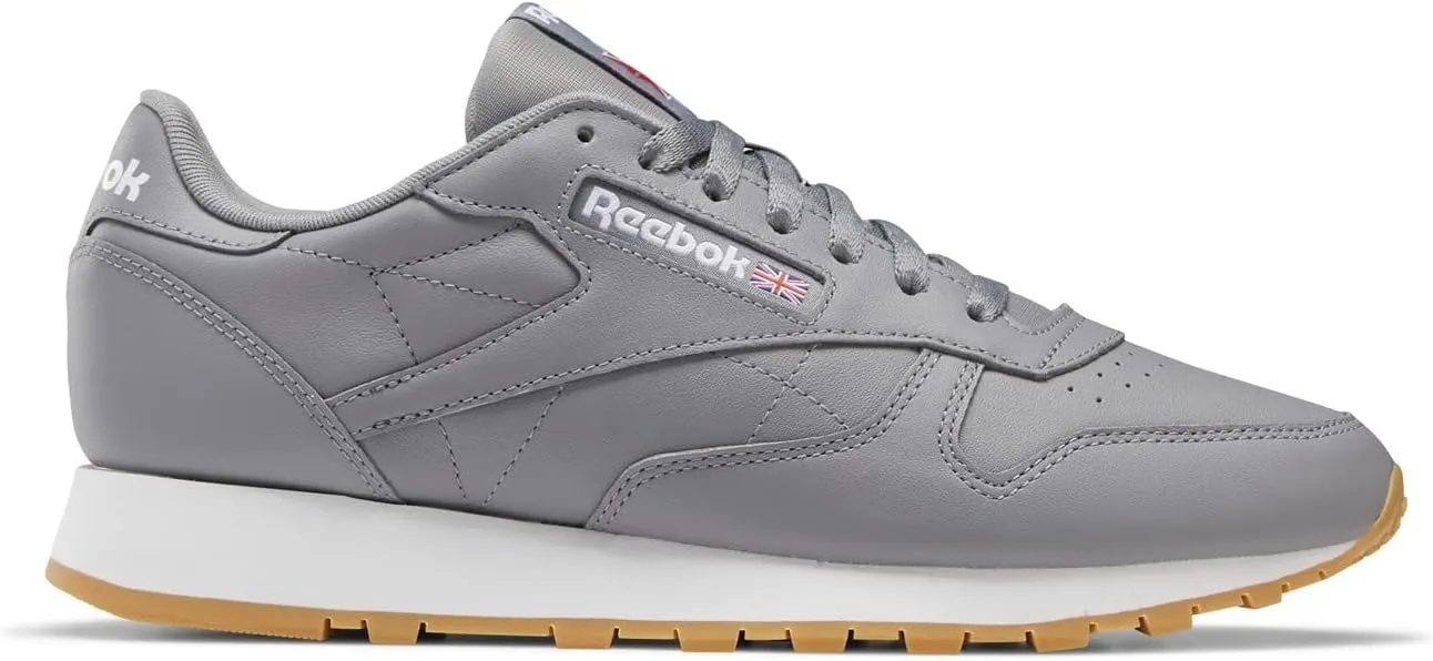 Reebok Unisex Classic Leather V1 Sneakers, Pugry5 Ftwwht Rbkg03, 12 US Men