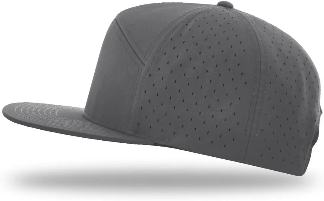 Richardson 169 Cannon 7-Panel Hi Profile & Laser Perforated w/Adjustable Snapback |Bulk Packs Available