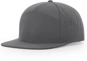 Richardson 169 Cannon 7-Panel Hi Profile & Laser Perforated w/Adjustable Snapback |Bulk Packs Available