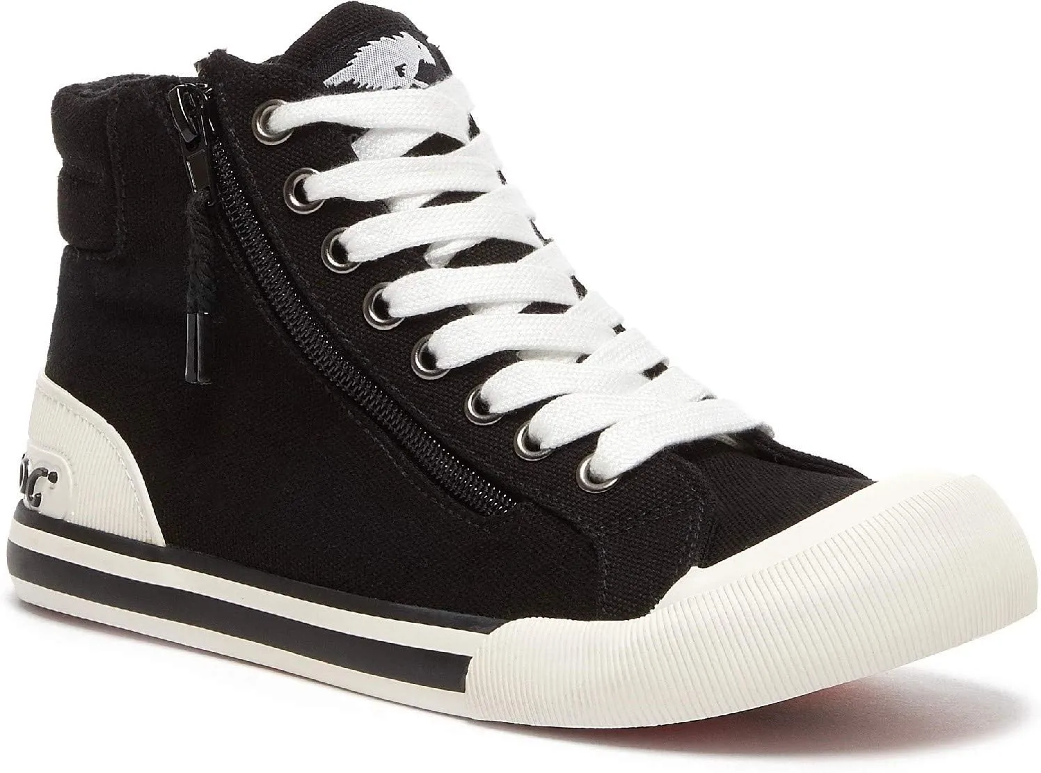 Rocket Dog Womens Jazzin Plimsolls Sneakers Black 6.5