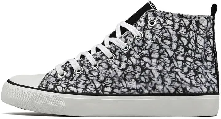 rosyclo Women's High Top Canvas Sneakers Fashion Lace-up Classic Casual Walking Shoes